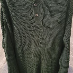 Mens vintage XL American Eagle pullover sweater. Green